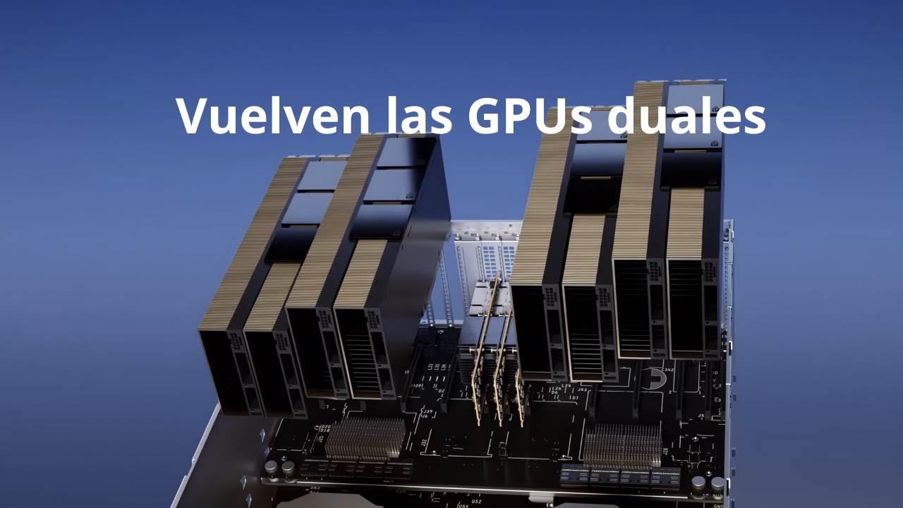 NVIDIA introduce una GPU dual después de años, pero no es para jugar