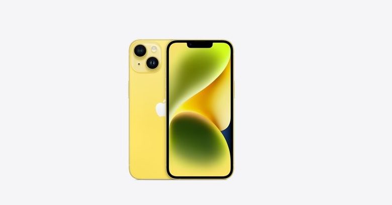 iPhone 14 amarillo