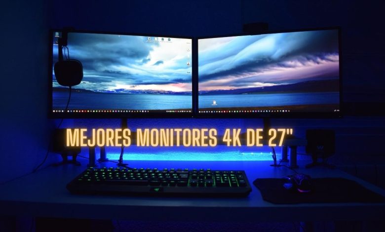 monitores 4K de 27 pulgadas