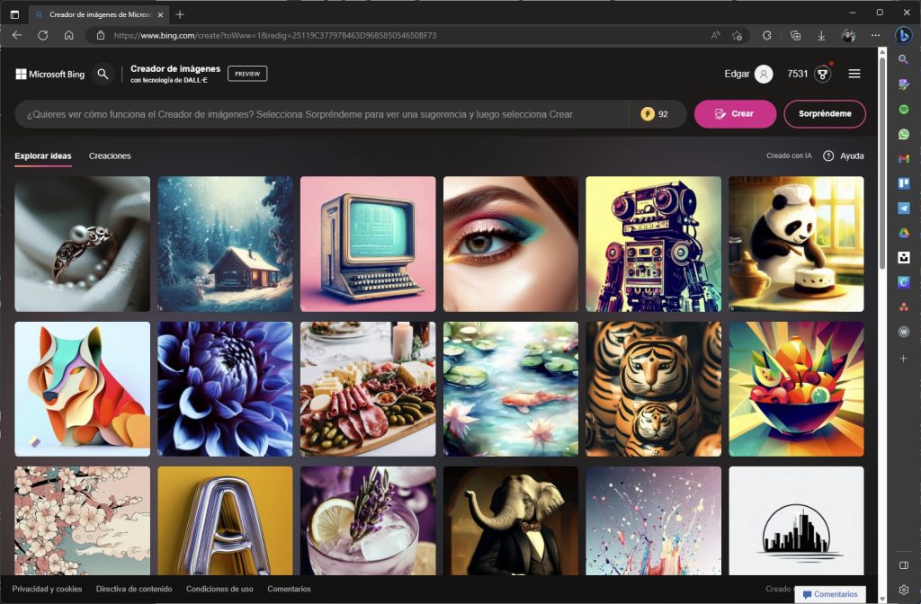 Cómo crear una imagen con IA gracias a Bing Image Creator