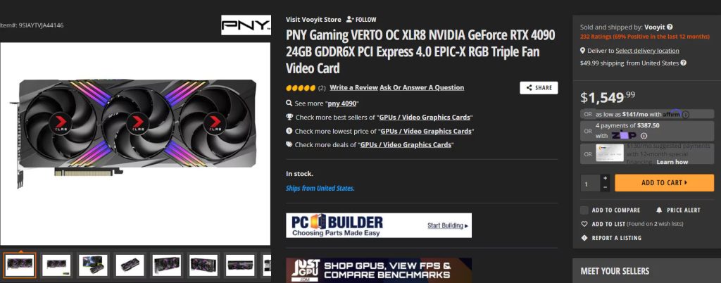 Los precios de las RTX 4090 y RTX 4080 se desploman por debajo del PVP