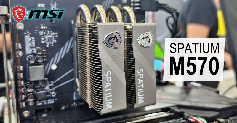 MSI SPATIUM M570 PRO alcanza los 23 GB/s en RAID