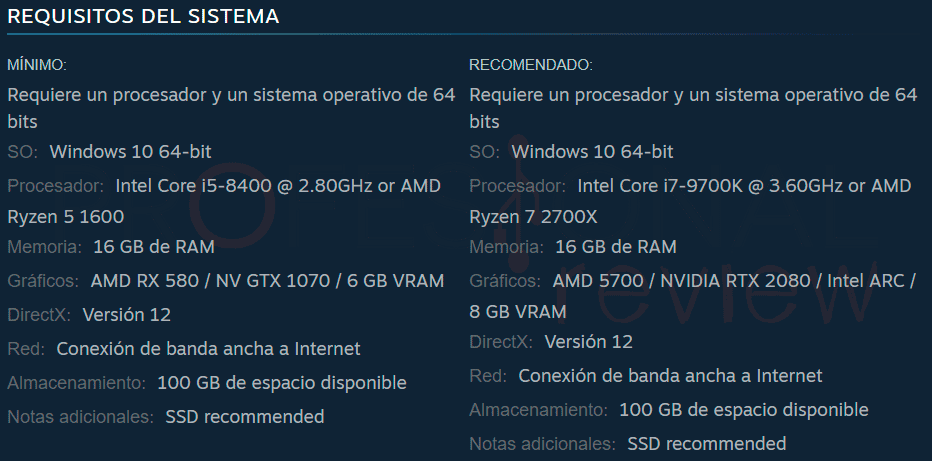 Estos son los requisitos de Redfall para PC: mínimos, recomendados