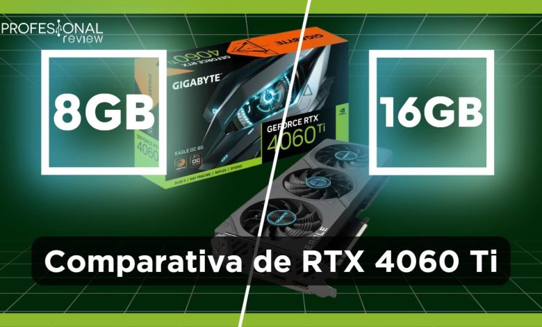 NVIDIA RTX 4060 Ti 16GB vs 8GB comparativa