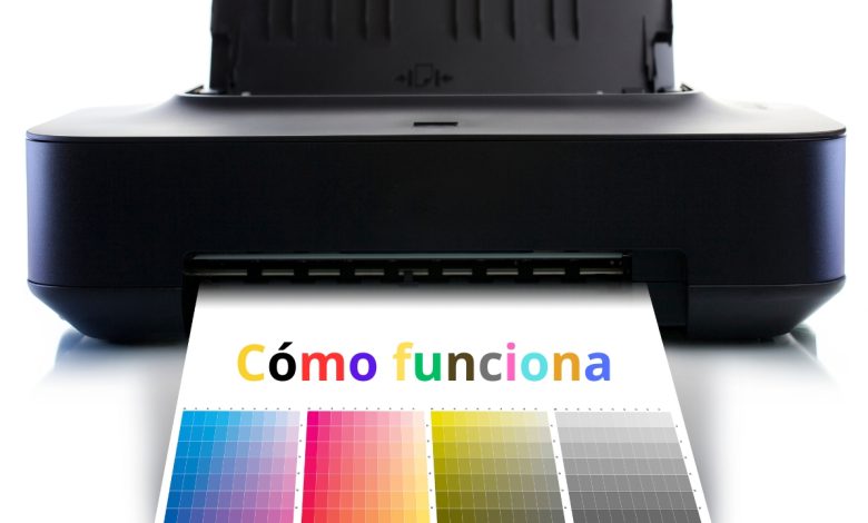 cómo funciona una impresora