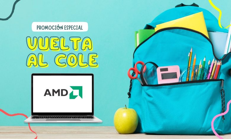 vuelta al cole 2023, portátiles AMD