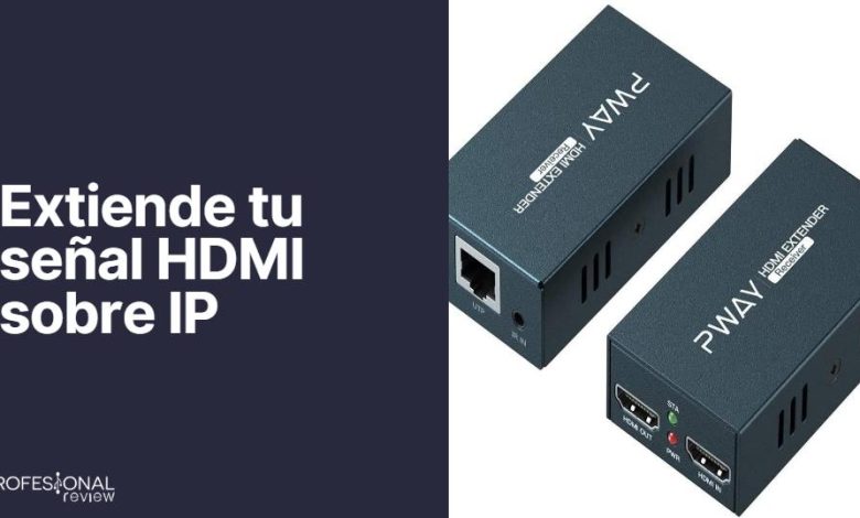 Extender señal HDMI IP Extender