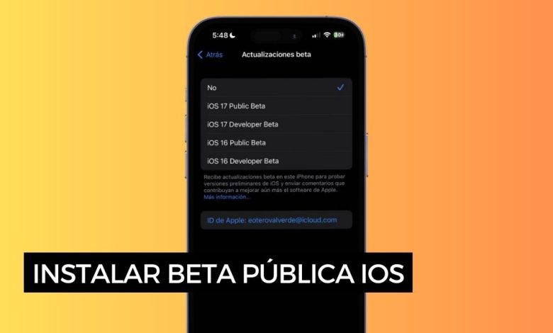 beta pública iOS