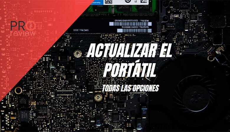 cómo actualizar mi portátil