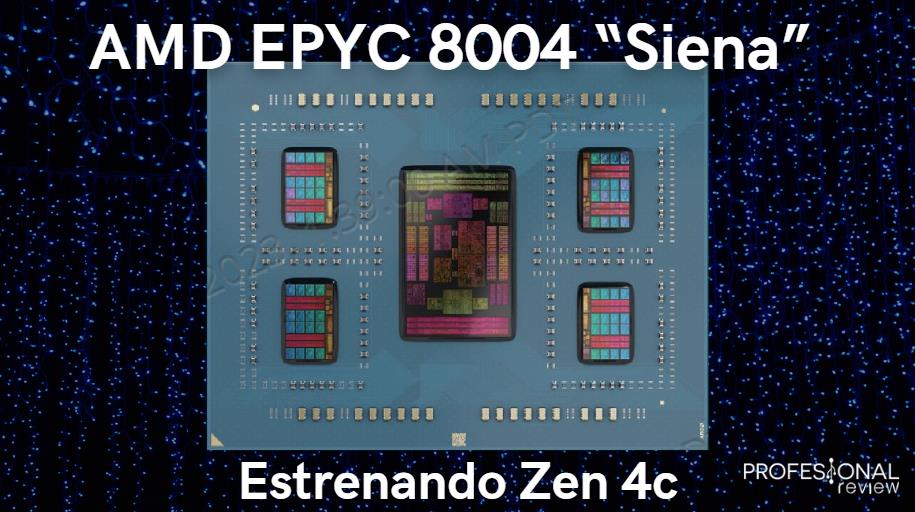AMD EPYC 8004 «Siena» ya está aquí, estrenando los núcleos Zen 4c y socket SP6