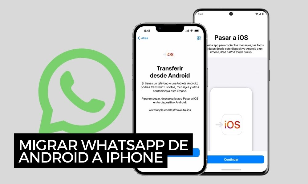 Cómo migrar WhatsApp de Android a iPhone