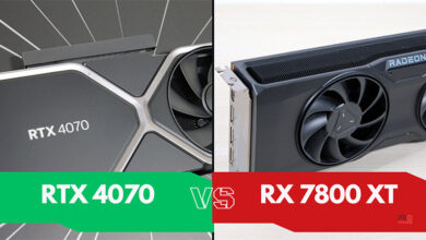 rx 7800 xt vs rtx 4070