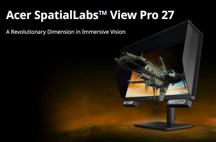 Acer SpatialLabs View Pro 27