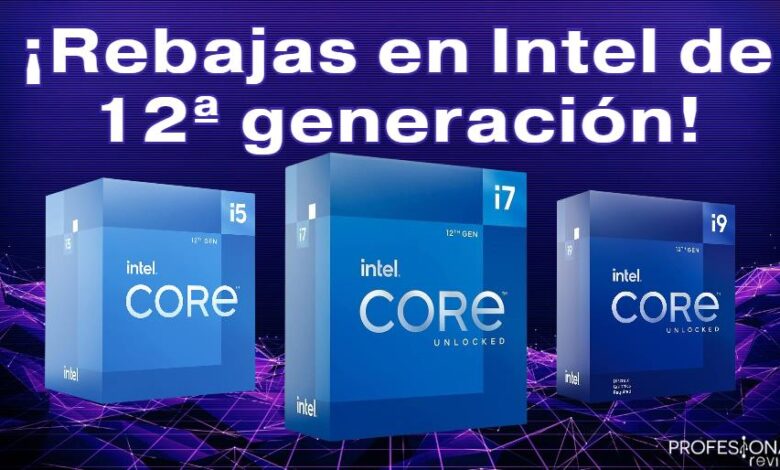 Intel 12 generación rebajas