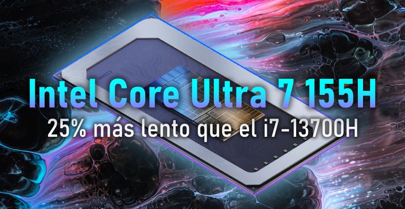Intel Core Ultra 7 155H se pone a prueba en PassMark y es un 25% más lento que el i7-13700H