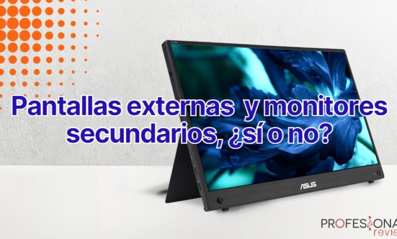Pantallas externas
