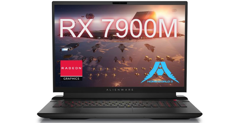 Alienware m18 con RX 7900M decepciona frente a una RTX 4080