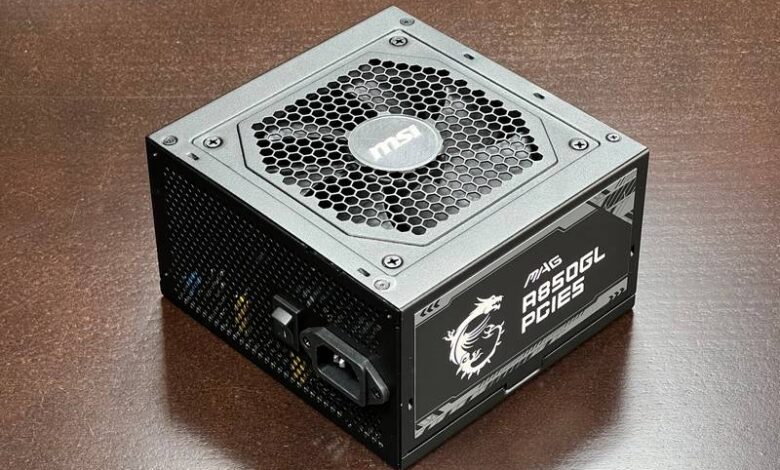 MSI MAG A850GL PCIE5 Review