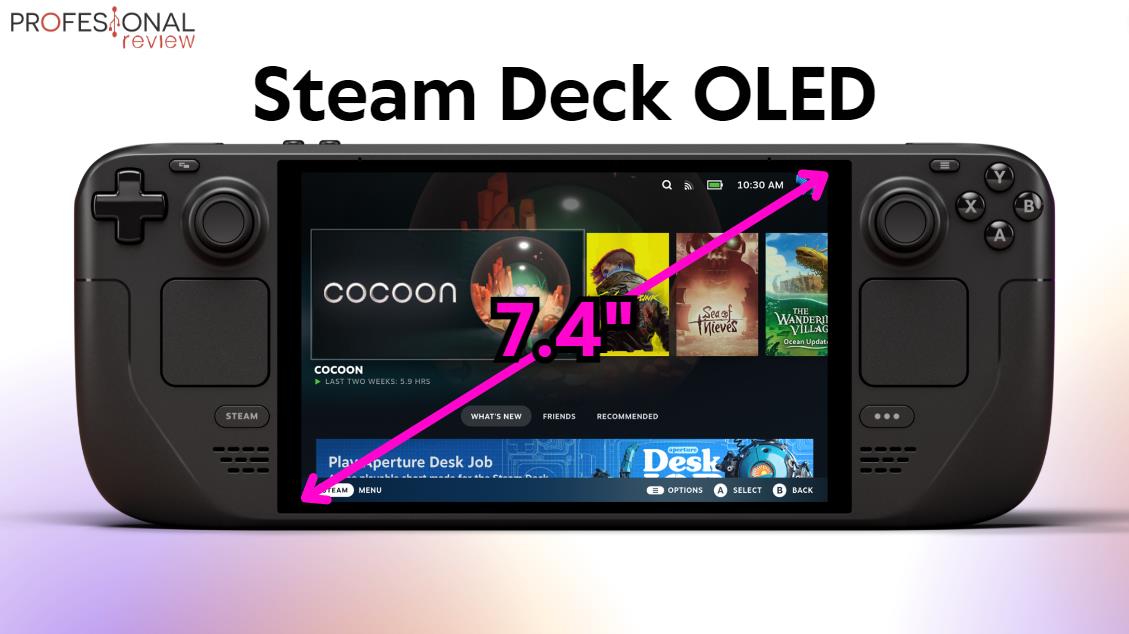 Steam Deck pantalla OLED