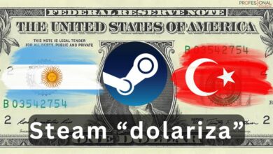 Steam dolariza Argentina y Turquía