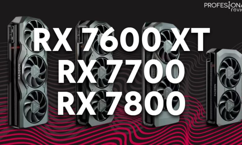 AMD Radeon RX 7600 XT RX 7700 RX 7800