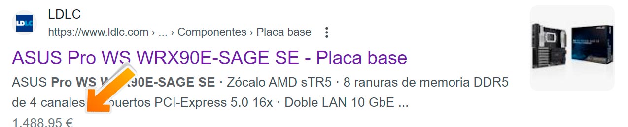 Placas base AMD Threadripper 7000 precio