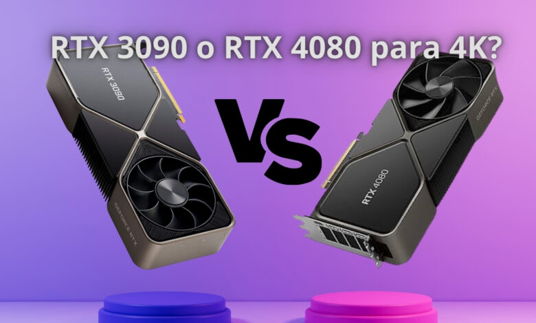 RTX 3090 vs RTX 4080 en 4K