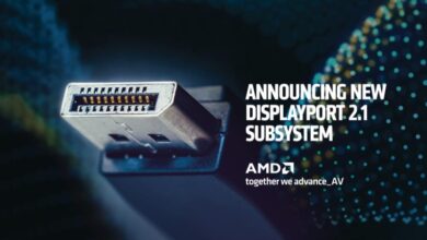 AMD DisplayPort 2.1 subsystem