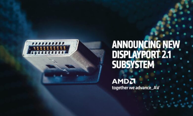 AMD DisplayPort 2.1 subsystem