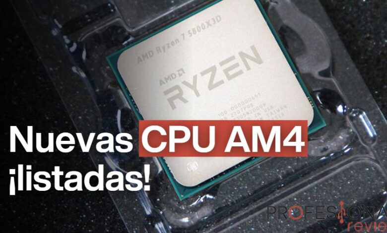 AMD Ryzen 7 5700X3D listado