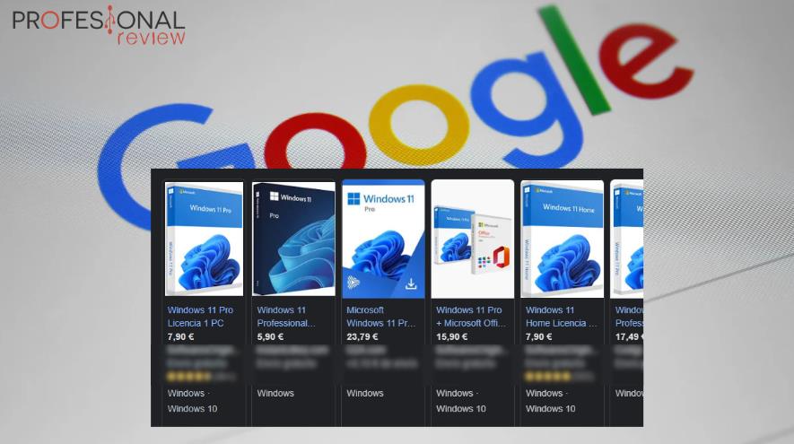 Licencias windows google