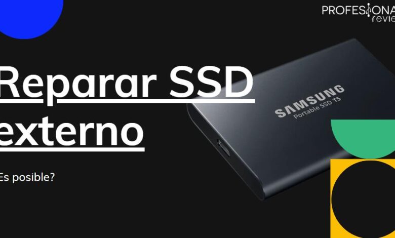 Reparar SSD externo