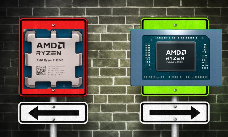 AMD Ryzen 7 8700G vs AMD Ryzen 7940HS