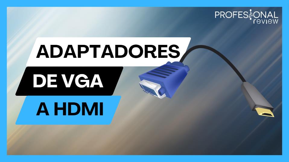 FOINNEX Convertidor de adaptador VGA a HDMI con audio, (salida de fuente  VGA de PC a TV/monitor con conector HDMI), VGA macho activo en hembra HDMI