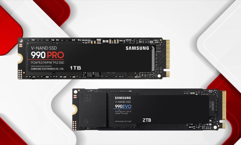 Samsung 990 EVO vs Samsung 990 PRO