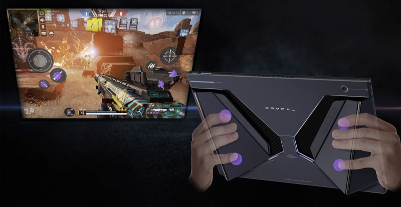 Compal Rover Play: Concepto de tablet 2 en 1 con mandos plegables