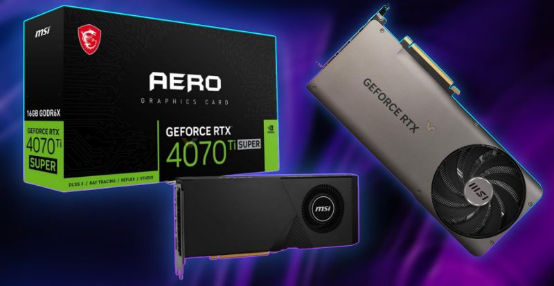 RTX 4070 Ti Super Expert y Super Aero, filtradas dos nuevas GPUs de MSI