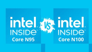 Intel N95 vs N100