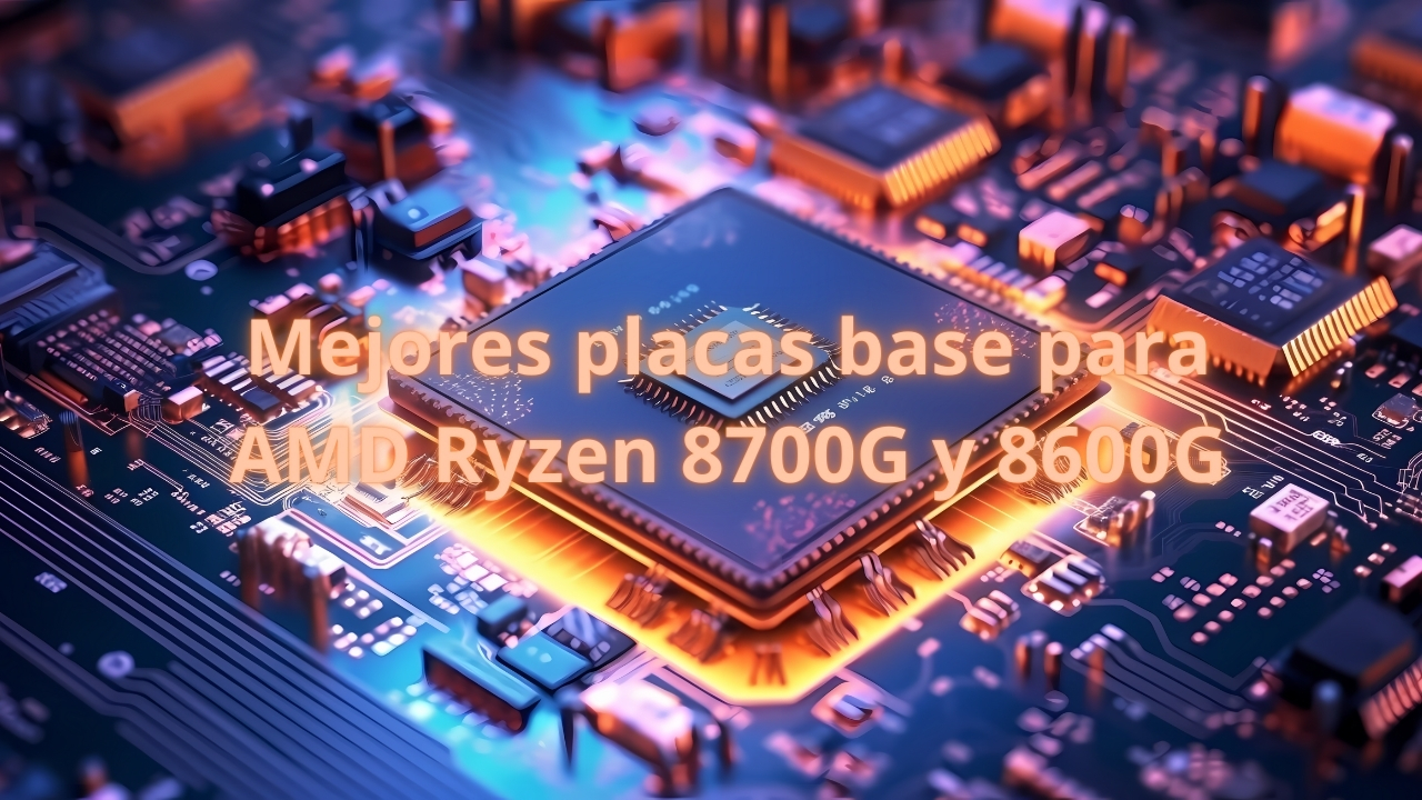 Placas base recomendadas para AMD Ryzen 7 8700G y Ryzen 5 8600G