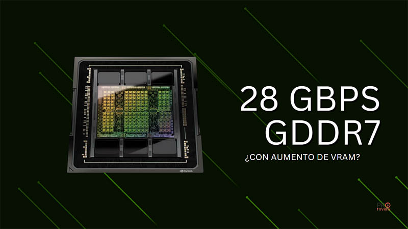 NVIDIA RTX 50, las GPU tendrán módulos GDDR7 a 28 Gbps