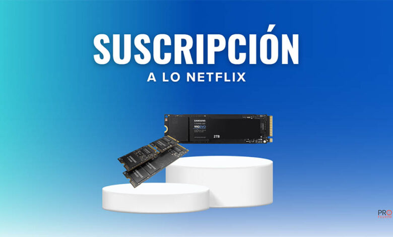 samsung suscripción ssd