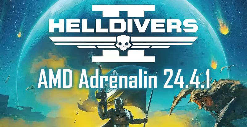 AMD Adrenalin 24.4.1: Los controladores mejoran el rendimiento en Helldivers 2