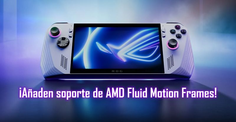 ASUS ROG Ally ahora tiene soporte para AMD Fluid Motion Frames