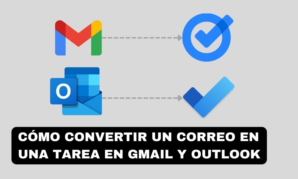 Cómo convertir un correo en una tarea en Gmail y Outlook