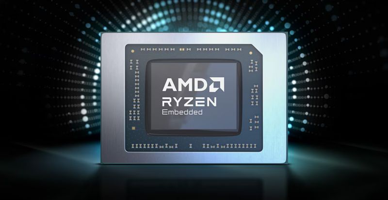 Ryzen Embedded 8000 es anunciado con hasta 8 núcleos y unidad NPU
