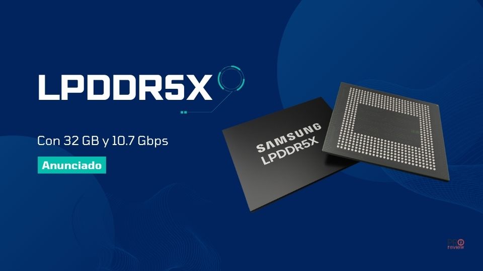 Samsung anuncia su memoria LPDDR5X: un 25% más rápida y 30% más de memoria