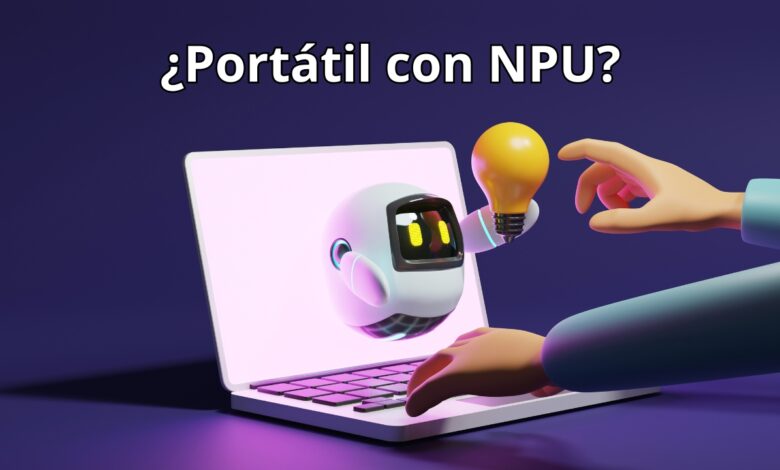 portátil con NPU