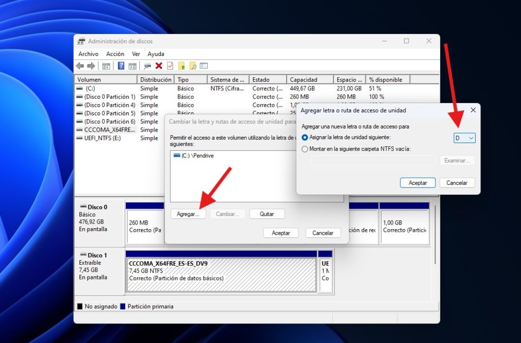 Montar una unidad de almacenamiento como carpeta en Windows 11 Montar una unidad de almacenamiento como carpeta en Windows 11