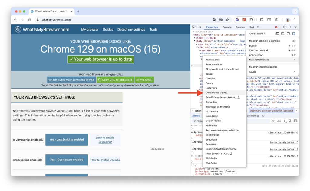 Qué es y cómo cambiar el user-agent del navegador Qué es y cómo cambiar el user-agent del navegador