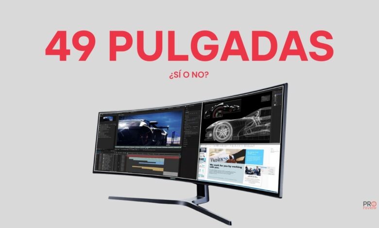 monitor pc 49 pulgadas